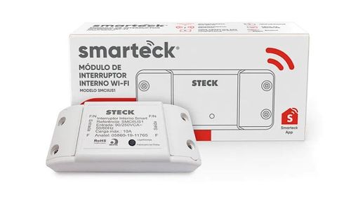 Módulo De Interruptor Interno Wi-Fi Smarteck 10A - Steck