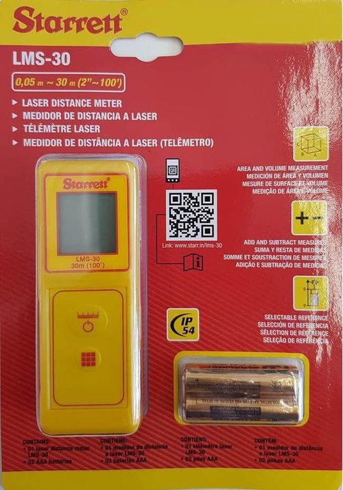 Medidor de Distância a Laser 30mts - Starrett