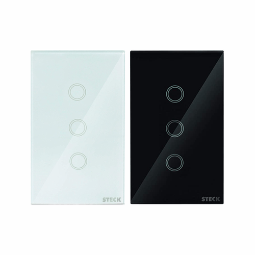 Interruptor Touch Wi-Fi Smarteck 4X2 3 Módulos Bivolt - Steck