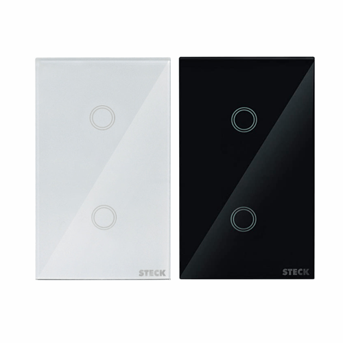 Interruptor Touch Wi-Fi Smarteck 4X2 2 Módulos - Steck