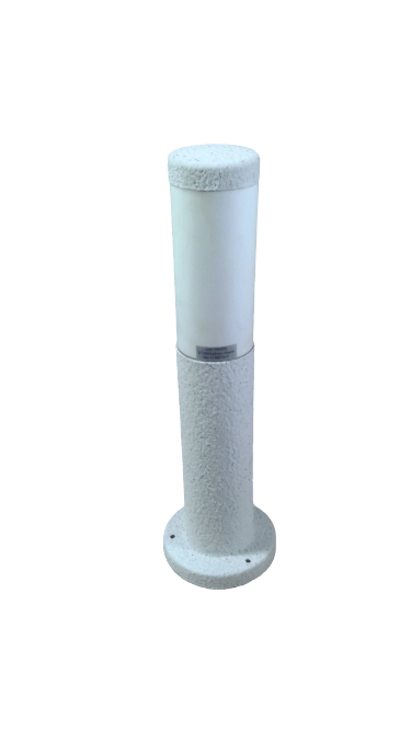 Poste Ornamental Towe Box Aço Inox Cor Madeira 45cm - Startec