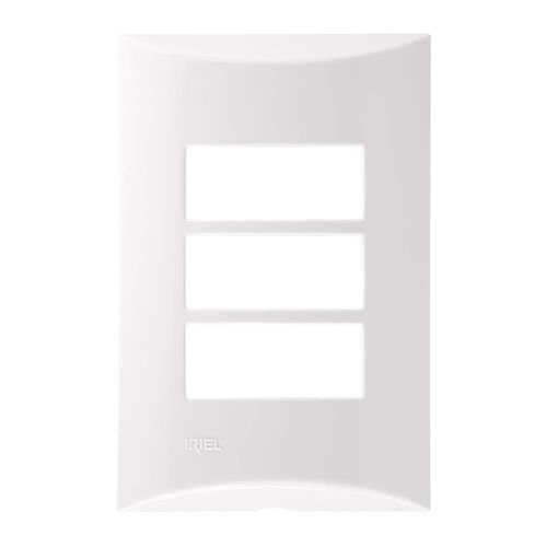 Placa 2x4 Para 3 Módulos Separados Branca Brava – Siemens