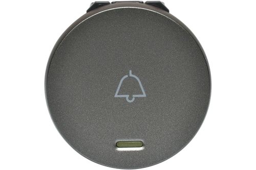 Pulsador Campainha Led Redonda Magnesio Arteor Cod.593612 - Pial