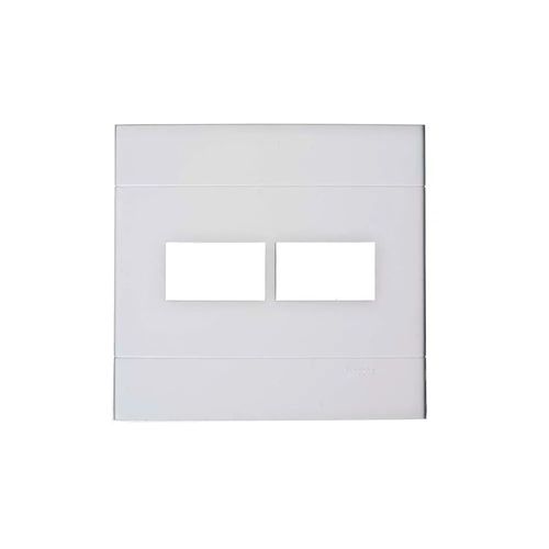 Placa 4x4 Para 2 Módulos Decor – Schneider