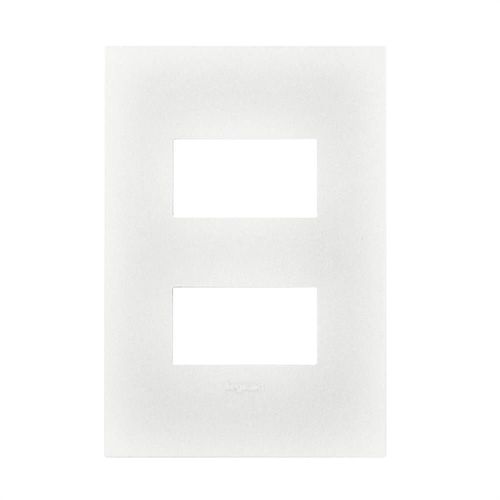 Placa 2posto 4x2 Quadrado White Arteor Cod.582564b - Pial