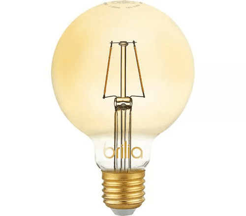 Lampada Led Filamento Ballon Vintage 2,5w Biv. E-27 200lms G125 Ref.438725 - Brilia