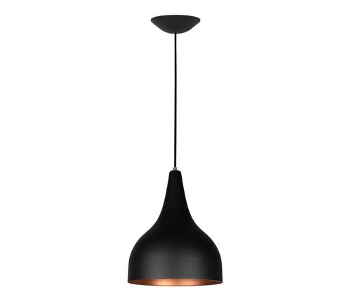 Pendente Aluminio Taca Preto C/ Cobre - Thema