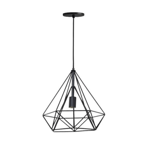Pendente Aramado Triangular Preto G Ref.259-4045 - Primor