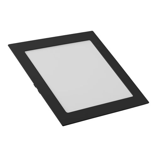 Plafon Led Quadrado Embutir 30 X 30cm 4000k 25w Preto-Save Energy