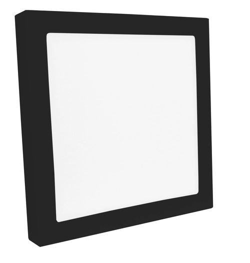 Plafon Led Quadrado Sobrepor 30 X 30cm 25w Preto - Save Energy