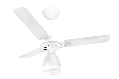 Ventilador De Teto New Delta Light 3 Pás Taça (Branco) 127v – Venti-Delta