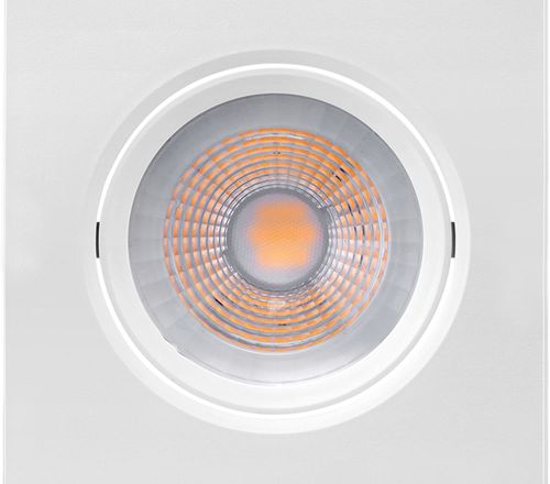 Spot Embutir Led Downlight 7w Par 20 Quadrado - Brilia