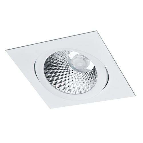 Spot Incandescente Emb. Quadrado Branco Fosco Par30 Ref. Ms1087/1 - Bella Luce