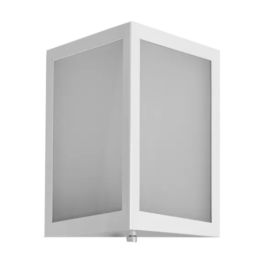 Arandela Square Externa P/1e27 Alumínio 19 X 22 X 9,6 - Incolustre