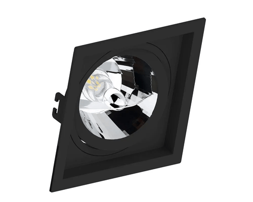 Spot Dicroica Embutido Recuado Quadrado P/1 Ar111 Abs PT Ref.SE-330.1068 - Save Energy