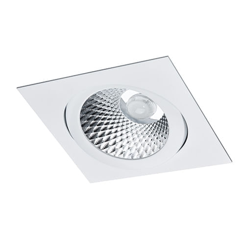 Spot Dicroica Emb. Quadrado Branco Fosco P/AR 111 Ref. MS1088/1 - Bella Luce