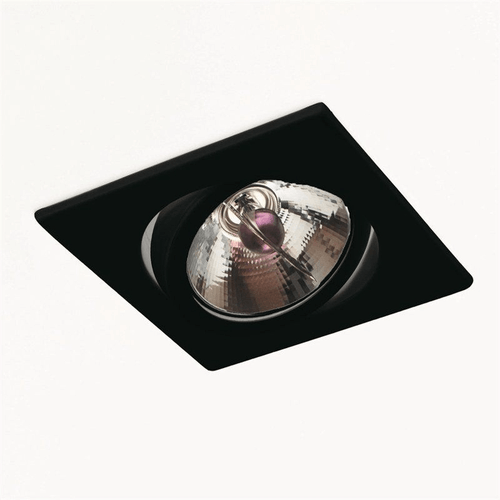 Spot Embutir Quadrado P/AR111 Preto Ref.6111 - Bonnin
