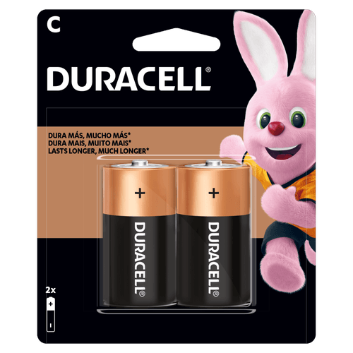 Pilha Alcalina Grande 2 Unidades – Duracell