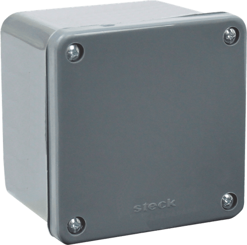 Caixa PVC 80 X 80 X 60mm S-105 Cg - Steck