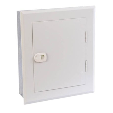 Quadro Para Disjuntor Externo  Din Universal Qdstn-Ii  Branco – Cemar