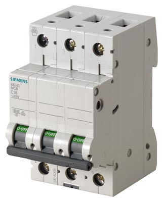 Disjuntor C Tripolar 5SL6 - Siemens