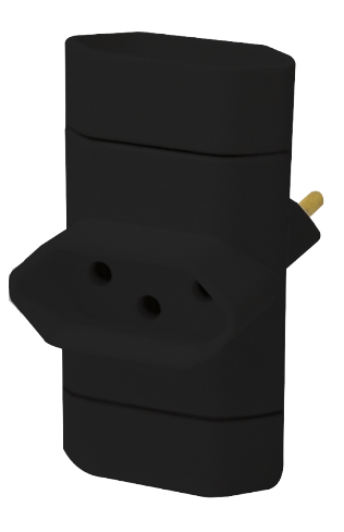 Pino Adaptador Te 3 Saídas 2P + T 10A - Perlex