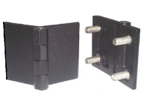 Dobradiça Plana Externa c/ Abertura 180° Parafuso M6 Embutido Cod. 91441 - Tasco