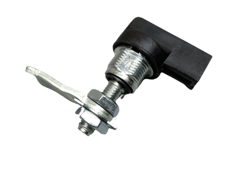 Fecho Lingueta c/ Manopla Click s/ Trava p/ Cadeado A=25-35mm Preto Cod. 25132 - Tasco