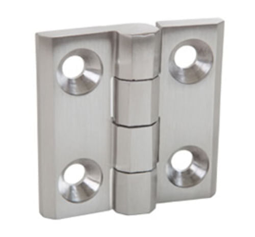 Dobradiça Plana Externa Inox Abertura 180° Parafuso M6 Cod. 91475 - Tasco