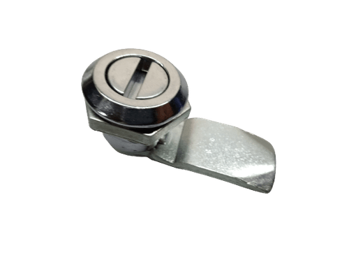Fecho Lingueta c/ Frontal Redondo 30mm Cromado Miolo Fenda Cod.25024 - Tasco
