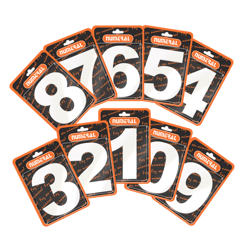 Placa ACM Branco - Numeral