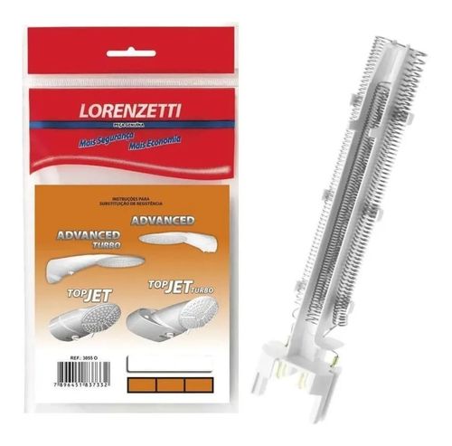 Resistência Para Chuveiro Advanced Turbo Multitemperaturas - Lorenzetti