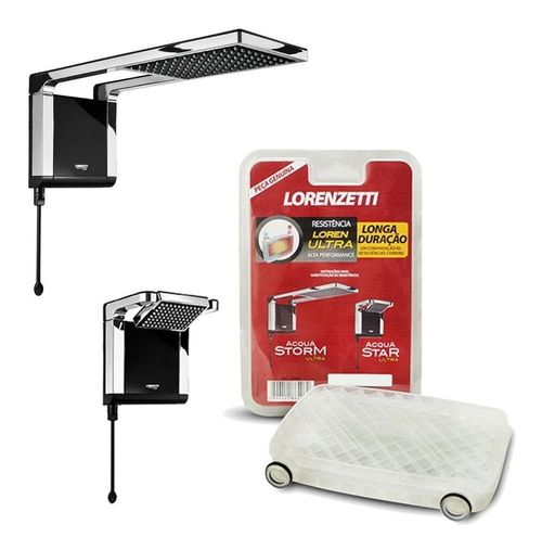 Resistência para Chuveiro Acqua Ultra Duo/Star/Jet/Storm/Wave - Lorenzetti
