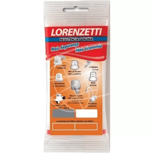 Resistência para Chuveiro Maxi Ducha/Bello Banho/Jet3/ Torneiras Versátil/Clean - Lorenzetti