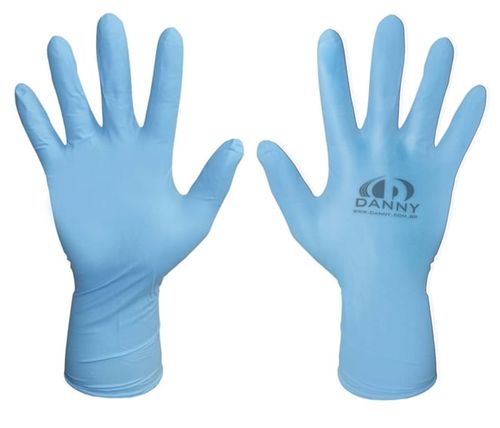 Luva De Segurança Nitrílica Descartável Sensiflex Flex - Danny