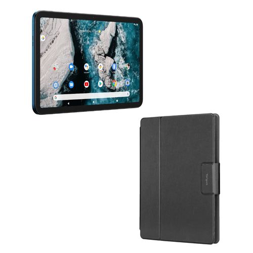 Combo Mobile - Tablet Nokia T20 4G 64GB 10.4 pol Android 11 e Capa Para Tablet Universal Safefit Targus 9 a 11 Pol - NK0693K