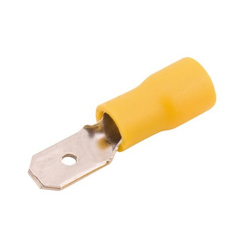 Terminal Pré-Isol Encaixe Amarelo (4,0 A 6,0mm) Macho - Penzel