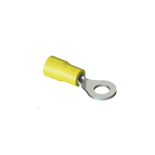 Terminal Pré-Isolado Olhal Amarelo (4,0 A 6,0MM) Furo 4mm TP-6-4 - Intelli