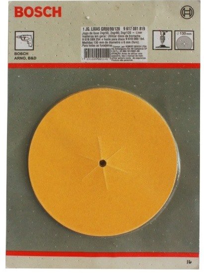 Acessorio Lixa 50/80 Ref. 9617081819 – Bosch