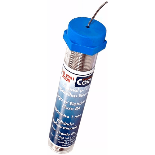 Solda Estanho 60 X 40 Tubo 22g - Cobix