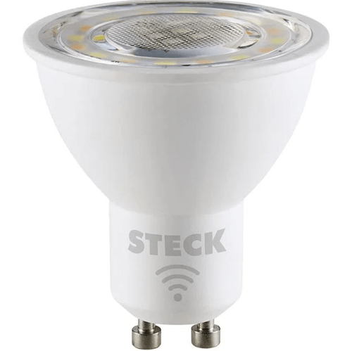 Lampada Led Spot Dicroica Decorativa Smarteck Wi-Fi 4,8w Biv. Rgb Ref.Smal3susi - Steck