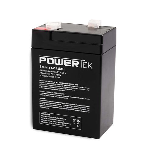 Bateria Powertek 6V 4,5AH - EN071
