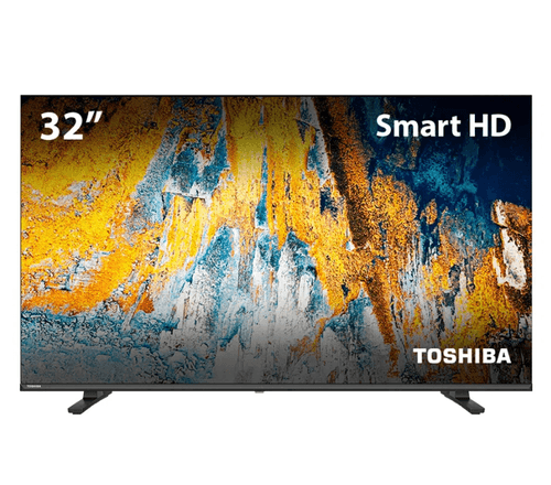 Smart TV QLED 32'' HD Toshiba 32V35LS VIDAA 2 HDMI 2 USB Wi-Fi - TB016M