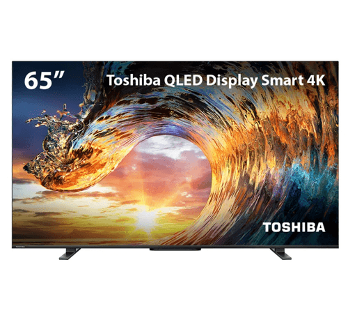 Smart TV QLED 65'' 4K Toshiba 65M550LS VIDAA 3 HDMI 2 USB Wi-Fi - TB015M