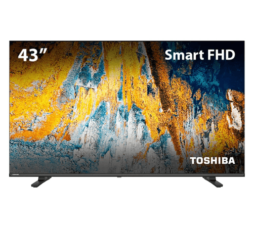 Smart TV QLED 43" Full HD Toshiba 43V35LS VIDAA 2 HDMI 2 USB Wi-Fi - TB017M