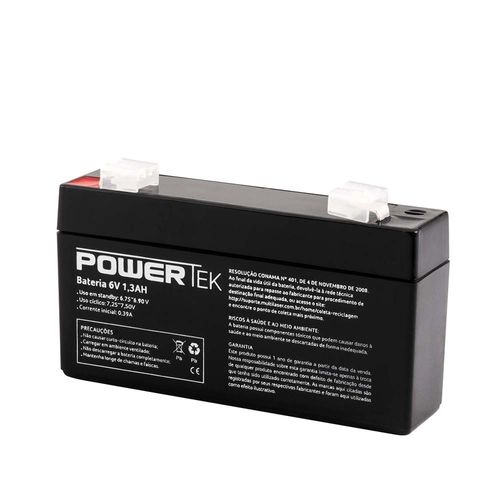 Bateria Powertek 6V 1,3AH - EN069