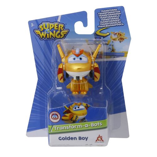 Super Wings Transformável Golden Boy 12cm Multikids - BR1913