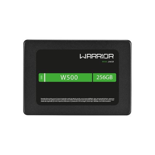 SSD Warrior Gamer 2.5 Pol.  256GB W500 Gravação Até 500 Mb/S SATA - SS511