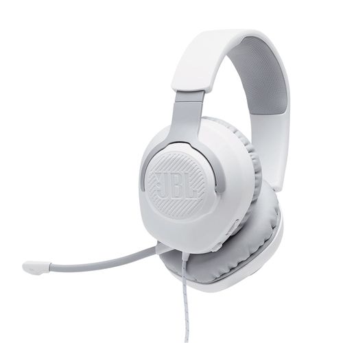 Headset Gamer JBL Quantum 100 Drivers 40mm Branco
