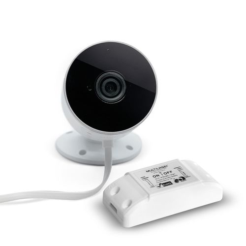Compre Câmera Externa Inteligente e Leve Acionador Inteligente para Portão Sem Fio Multilaser Liv - SE225K